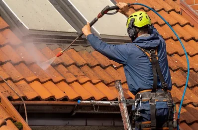 Démoussage et hydrofuge de toiture à Ozourt